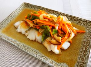 真鱈の野菜たっぷり甘酢あんかけ-レシピのメイン写真