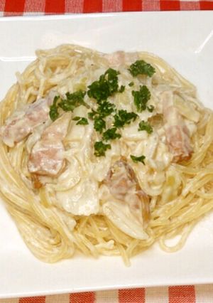 美味しい チーズクリームスパゲッティ-レシピのメイン写真