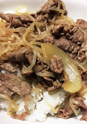 牛丼-レシピのメイン写真