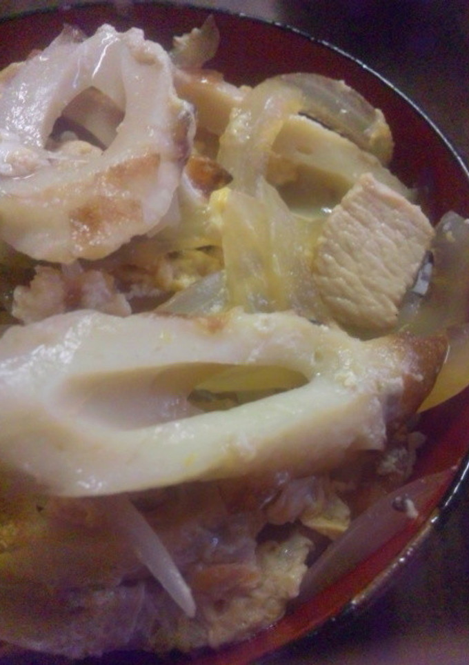 ちくわの卵とじ丼-レシピのメイン写真