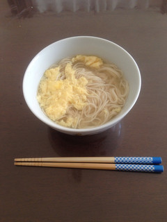 寒くなったこの時期に 塩味にゅうめん♪-レシピのメイン写真