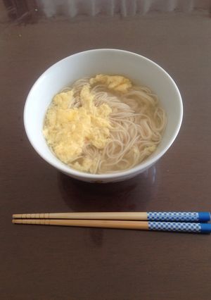 寒くなったこの時期に 塩味にゅうめん♪-レシピのメイン写真