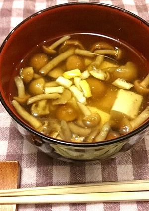 簡単！なめこ汁-レシピのメイン写真