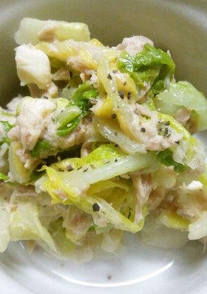 白菜とシーチキンのマヨネーズサラダ-レシピのメイン写真