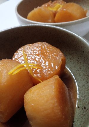 長芋の柚子みそ炊き-レシピのメイン写真