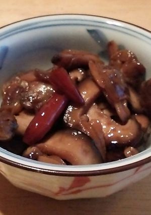 あさりと椎茸のピリ辛佃煮-レシピのメイン写真