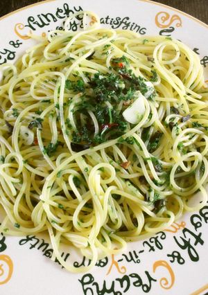 パセリとアンチョビのスパゲティ-レシピのメイン写真