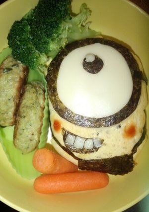 キャラ弁　ミニオン！！-レシピのメイン写真
