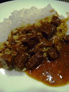 安くて硬い牛肉で 旨いハヤシライス!-レシピのメイン写真