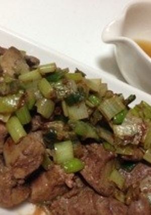 こってり濃厚ごま油レバー炒め-レシピのメイン写真