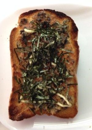 高菜明太食パン-レシピのメイン写真