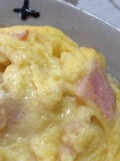 ふわとろハムチーズエッグ-レシピのメイン写真