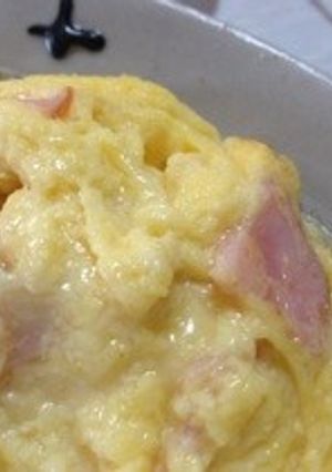 ふわとろハムチーズエッグ-レシピのメイン写真