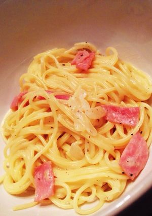 豆乳カルボナーラ-レシピのメイン写真