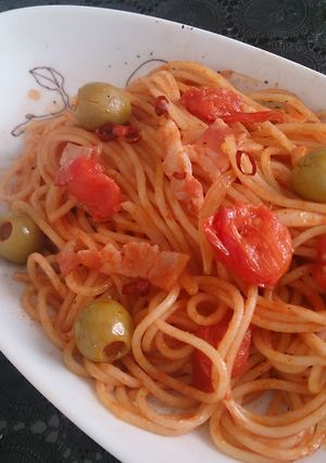 簡単★シンプル★トマトソースパスタ-レシピのメイン写真