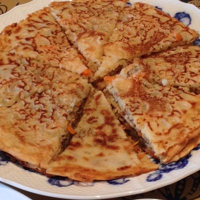 ひらやーちー様 簡単☆沖縄ヒラヤーチー by くく☆ 【クックパッド】 簡単