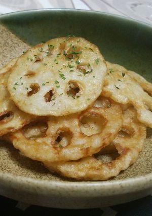 揚げ蓮根ぽん酢-レシピのメイン写真