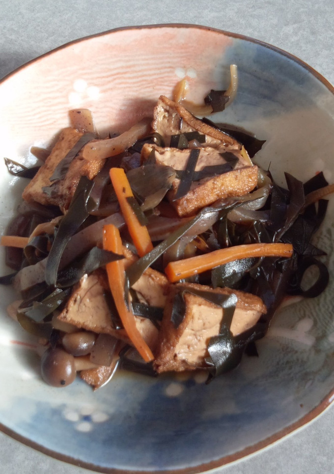 ☆あらめと厚揚げの煮物☆-レシピのメイン写真