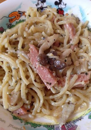 濃厚ヘルシー★豆乳クリーム味噌パスタ-レシピのメイン写真