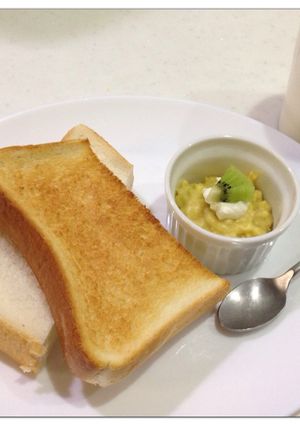 プリンdeスイートポテトカスタートースト-レシピのメイン写真
