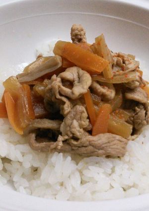 我が家の♡野菜が主役?豚丼-レシピのメイン写真