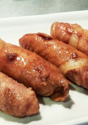 甘辛うまうまっ♪肉巻きｳｨﾝﾅｰ-レシピのメイン写真