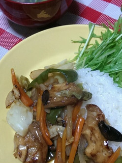 ローカロリー★黒酢no野菜炒め-レシピのメイン写真