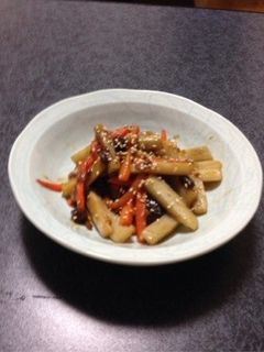 蓮のきんぴら-レシピのメイン写真