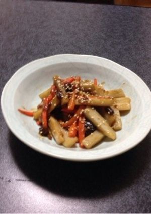蓮のきんぴら-レシピのメイン写真