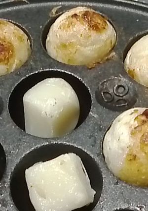 たこ焼きプレート de 焼きもち-レシピのメイン写真