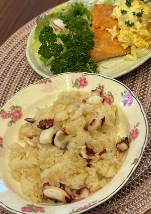 タコのガーリックバター炒め-レシピのメイン写真