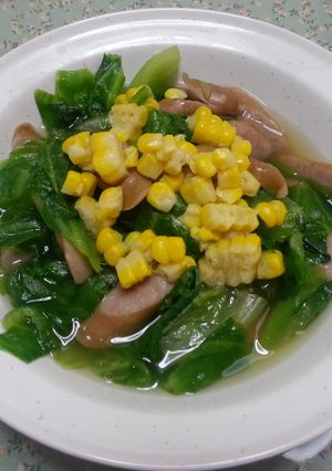 レタス外葉のさっと煮-レシピのメイン写真