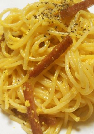 【本格クリームなし】簡単カルボナーラ-レシピのメイン写真