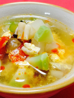 残り野菜でミネストローネ風中華スープ-レシピのメイン写真