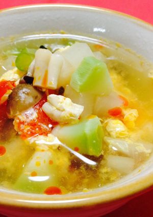 残り野菜でミネストローネ風中華スープ-レシピのメイン写真