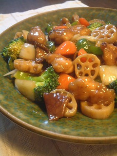 鶏と野菜の黒酢あん-レシピのメイン写真