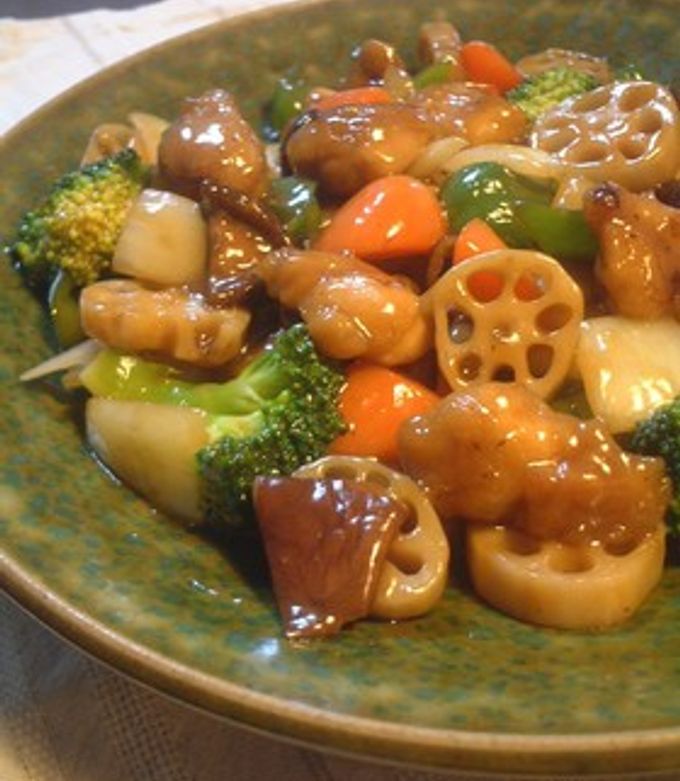 鶏と野菜の黒酢あん-レシピのメイン写真