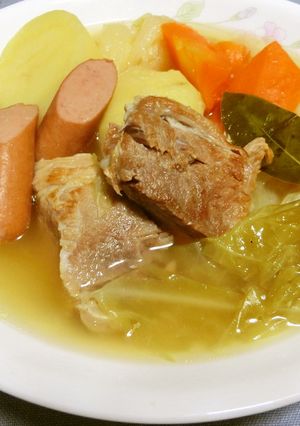 ☆大満足☆塊肉で贅沢なポトフ☆圧力鍋で☆-レシピのメイン写真