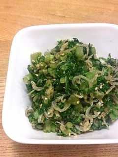 大根の葉とじゃこの炒めもの-レシピのメイン写真