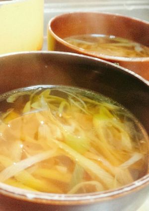 えっ？これだけ？ネギスープ-レシピのメイン写真