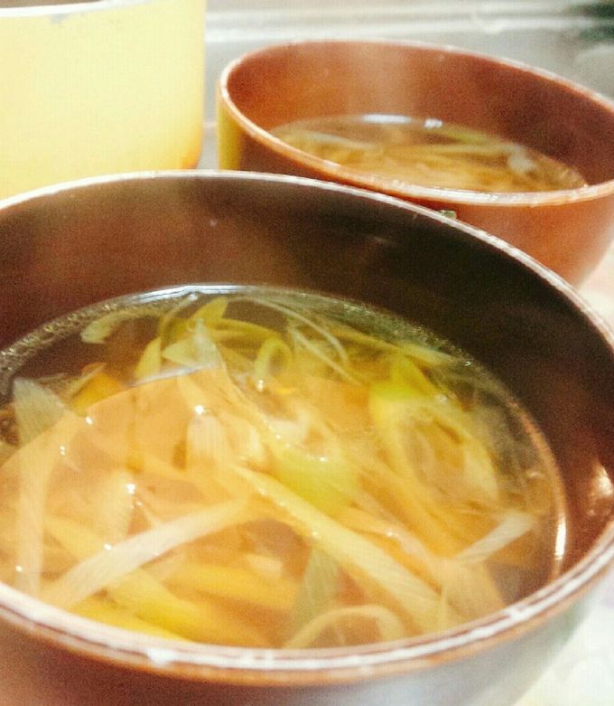 えっ？これだけ？ネギスープ by curisupin 【クックパッド】 簡単