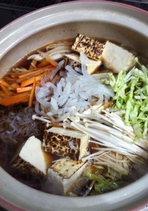 野菜どっさり！ヘルシーすきしゃぶ鍋-レシピのメイン写真
