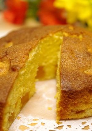 カボチャとはちみつの簡単ホールケーキ-レシピのメイン写真