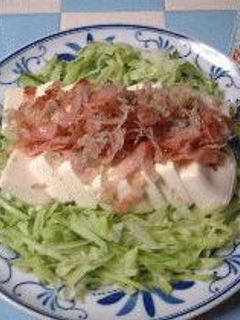 豆腐のじゃこベーコンサラダ-レシピのメイン写真