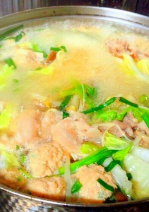 冬にアツアツ寄せ鍋の出汁-レシピのメイン写真
