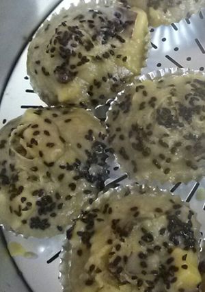 サツマイモの蒸しパン(抹茶バージョン)-レシピのメイン写真