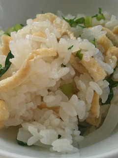 大根と油揚げのほっこり炊き込みご飯-レシピのメイン写真
