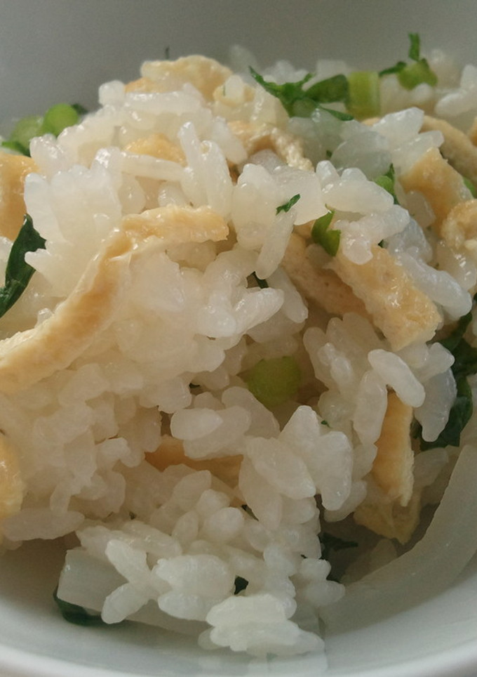 大根と油揚げのほっこり炊き込みご飯-レシピのメイン写真