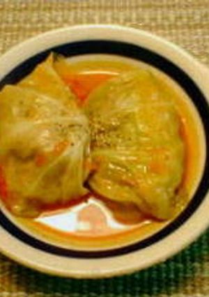 トマト煮込みロールキャベツ♪-レシピのメイン写真