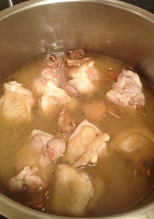 胡麻油と生姜でぽかぽか鶏スープ(麻油鶏)-レシピのメイン写真